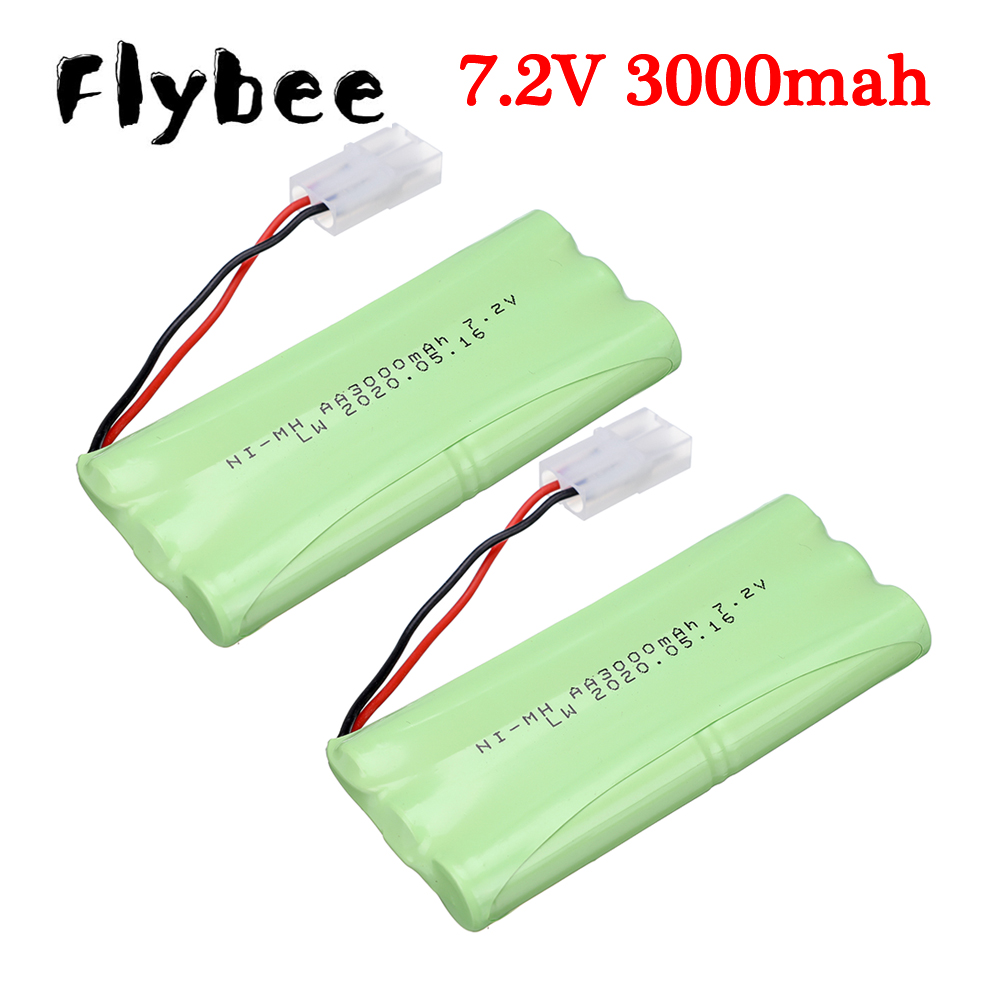 Rc Hobby Models - RC 장난감용 충전식 배터리, 7.2V, 3000mah