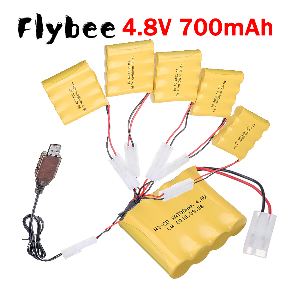 Rc Hobby Tank - (타미야 플러그) 700mAh 4.8V NICD 배터리