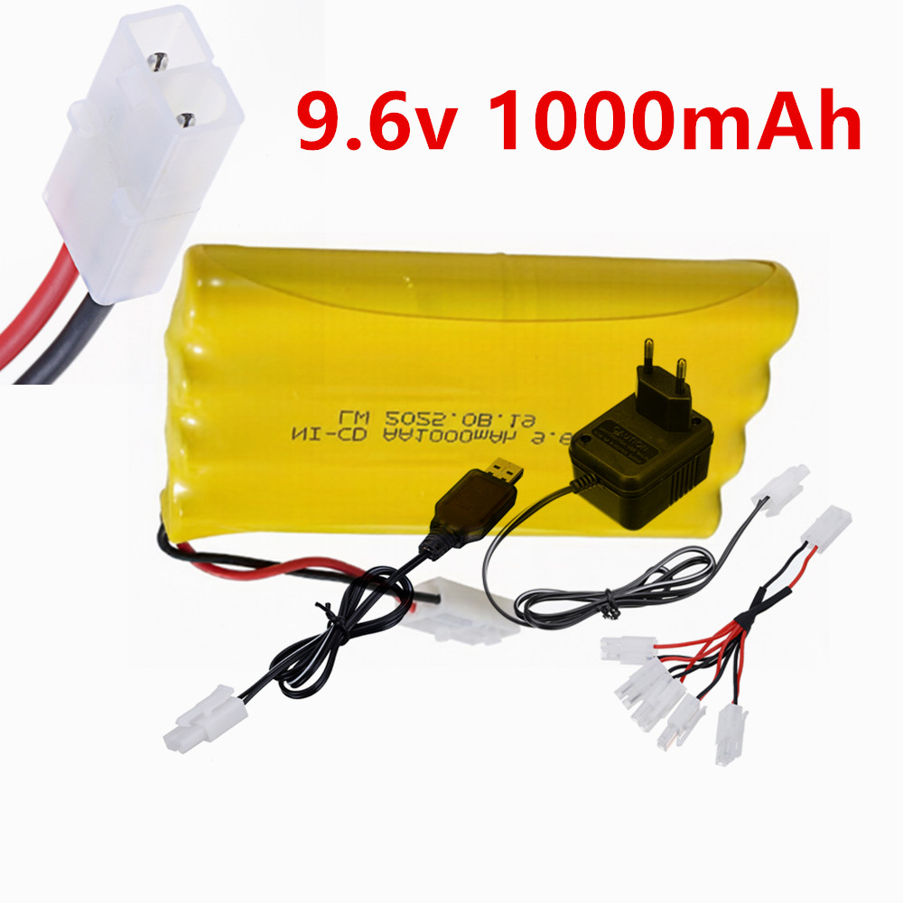 Rc Hobby Models - 9.6V 1000mAh Ni-CD AA 충전식 배터리