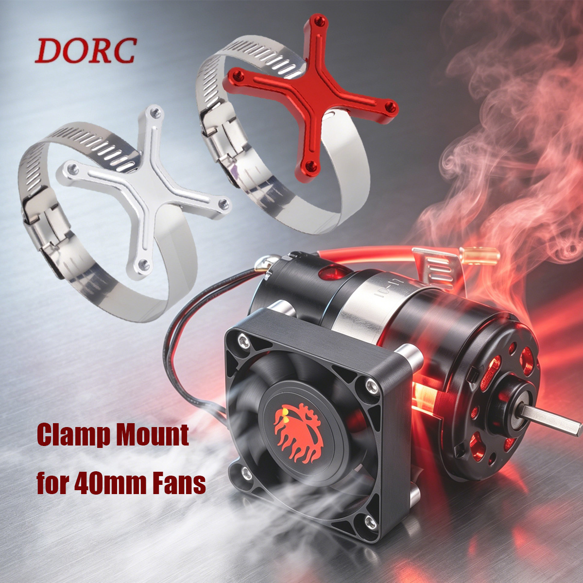 Rc Hobby World - 범용 조정 가능한 팬 마운트 30-49mm