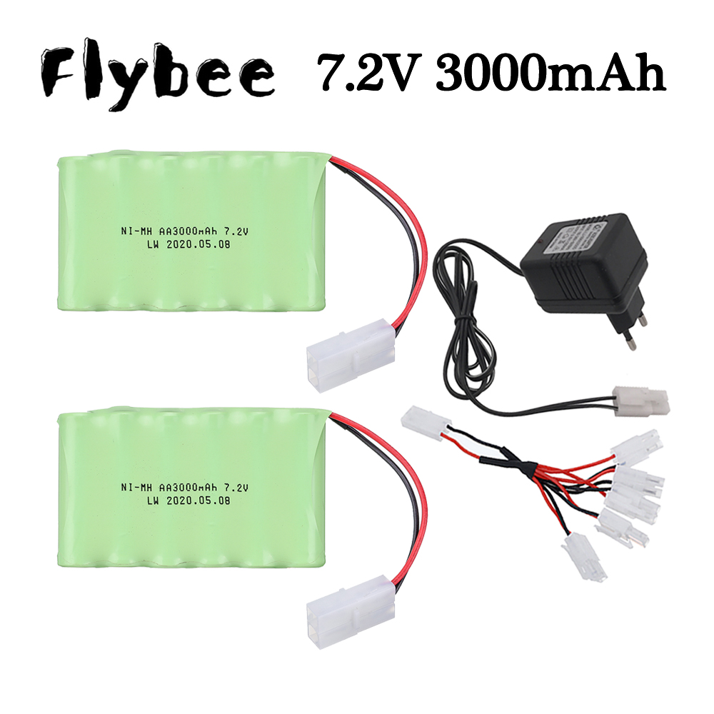 Rc Hobby Tank - (Tamiya 플러그) 3000mah 7.2V 배터리, Rc