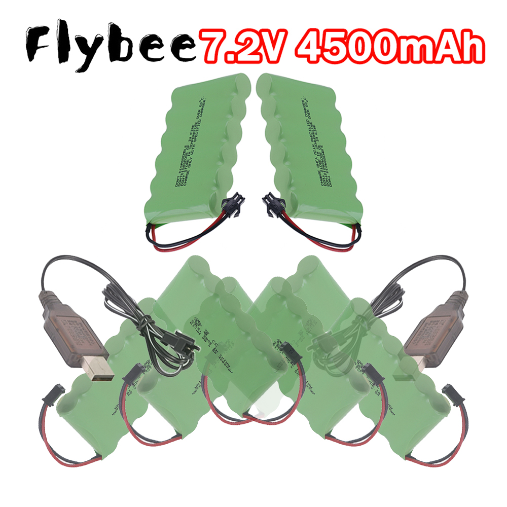 Rc Hobby Tank - 2026 신형 AA 4500mAh 충전식 7.2V