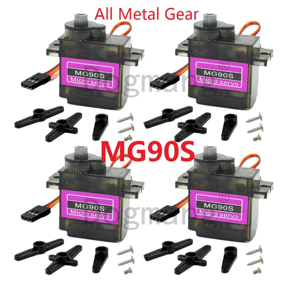 Servo Metal Gear - MG90S 서보 1/2/4/10/20/50 Pcs 모든 메탈