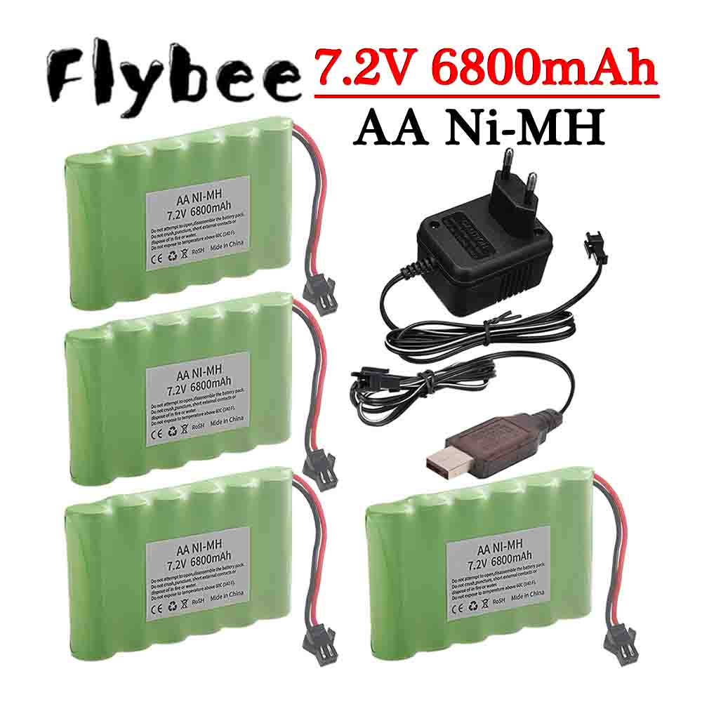 Rc Hobby Tank - Ni-MH 7.2V 6800mAh SM 플러그 배터리