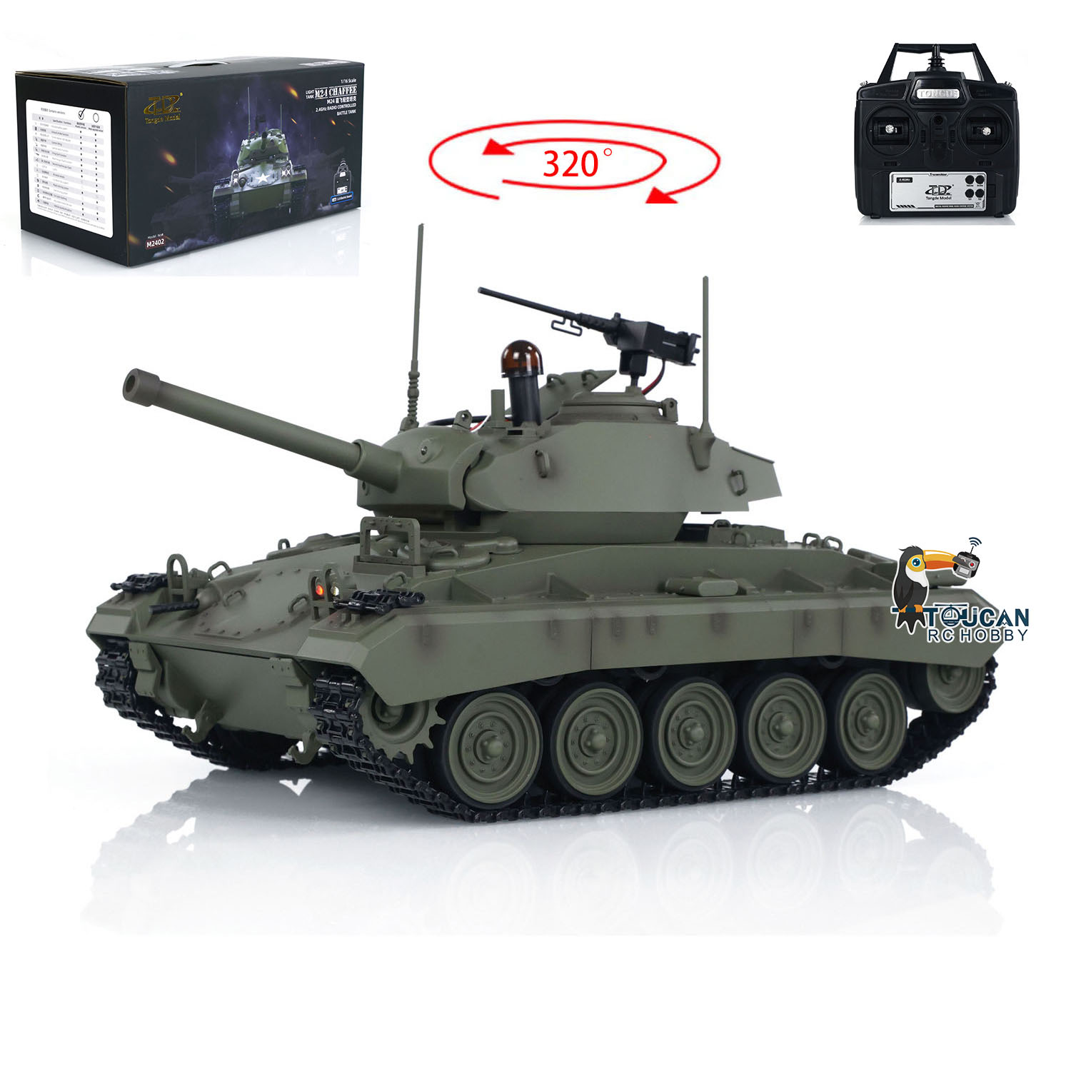 Rc Hobby Tank - 토이즈 통데 1/16 M24 차피 RC