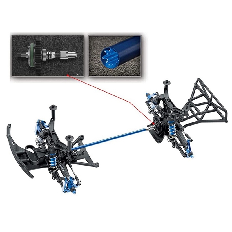 ABJL 3피스 메탈 리어 센터 드라이브 허브 6888 - Rc Hobby Center 리뷰 및 가격