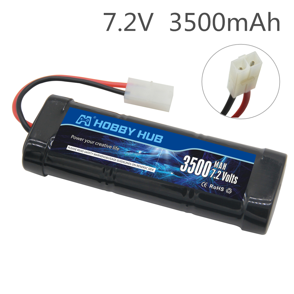 새로운 7.2V 배터리 5000/6800mAh NiMH - Rc Hobby Tank 리뷰 및 가격