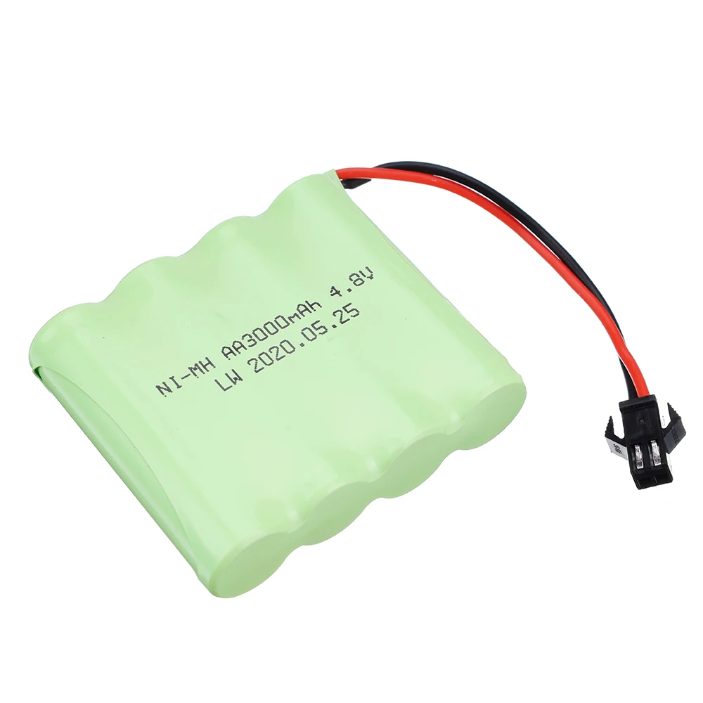 충전식 NiMH 4.8V 3000mAh 배터리 팩 AA - Rc Hobby Tank 리뷰 및 가격