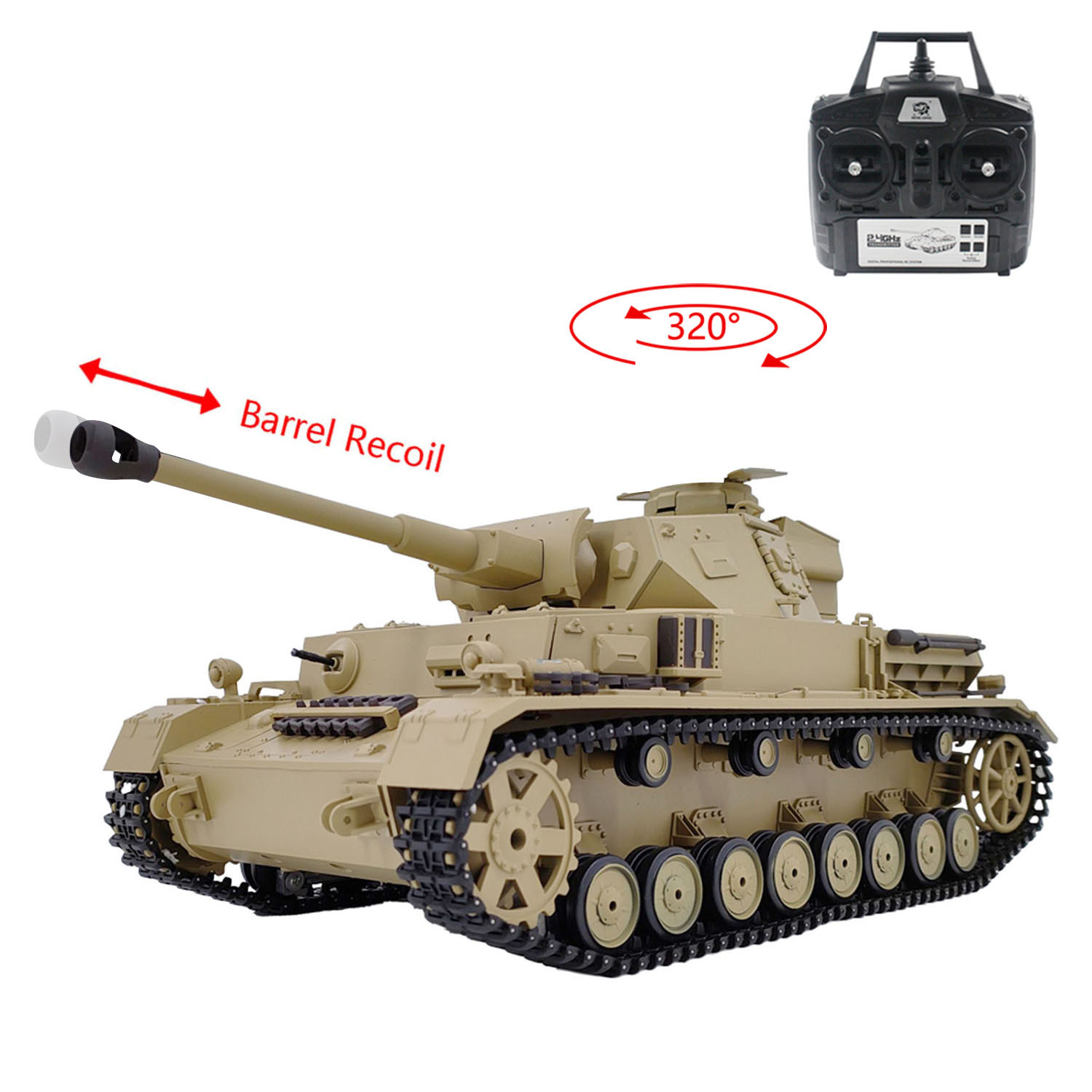 장난감 1:16 7.0 군용 RC 탱크 3859 팬저  - Rc Hobby Tank 리뷰 및 가격