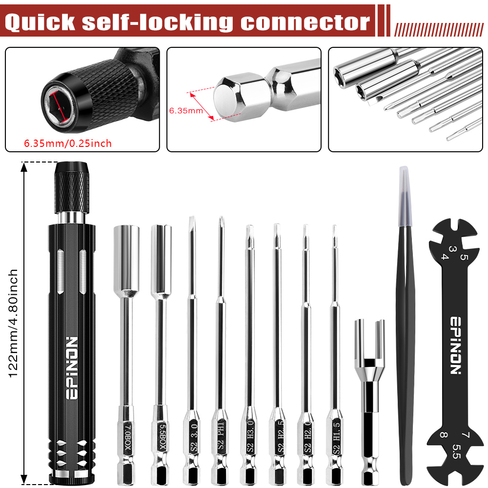 EPINON RC 자동차 수리 작업대 수리 도구 세트  - Rc Hobby Electric Screwdriver 리뷰 및 가격