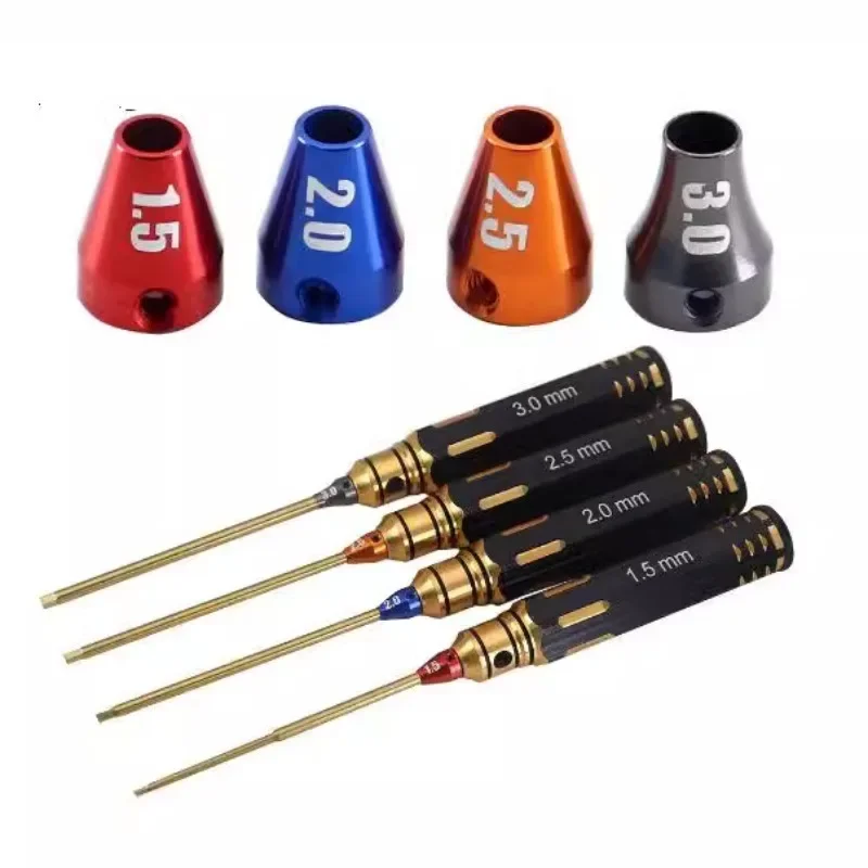 4개/세트 티타늄 도금 1.5mm/2mm/2.5mm/3 - Rc Hobby Electric Screwdriver 리뷰 및 가격