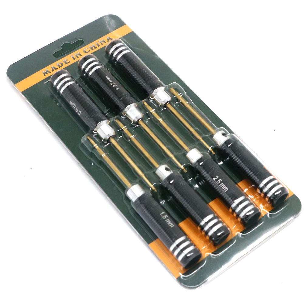 7pcs 티타늄 도금 미니 정밀 육각 스크루 드라이버  - Rc Hobby Electric Screwdriver 리뷰 및 가격