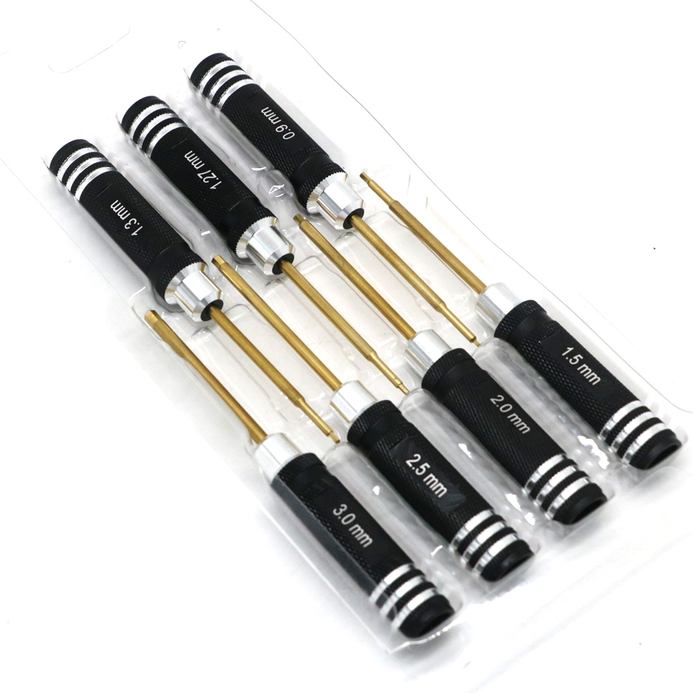 7pcs 티타늄 도금 미니 정밀 육각 스크루 드라이버  - Rc Hobby Electric Screwdriver 리뷰 및 가격