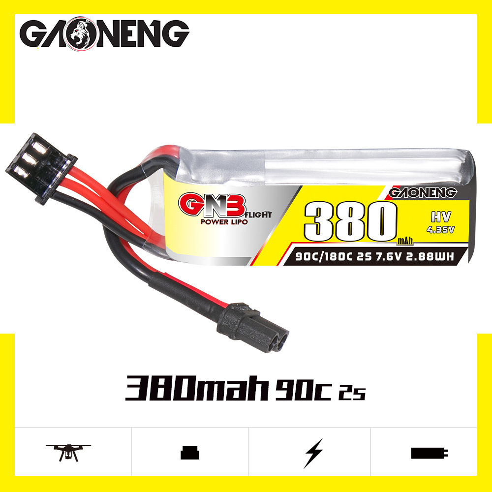 GNB 2S 7.6V 380mAh 90C/180C Li - Hobby Rc Quadcopters 리뷰 및 가격