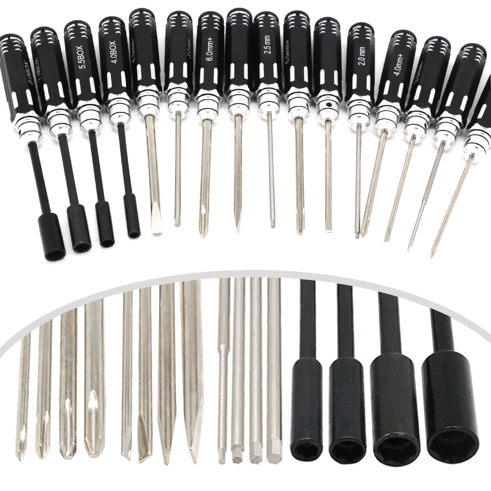 RC 육각 드라이버 세트 - 16pcs 육각 알렌 스크 - Rc Hobby Electric Screwdriver 리뷰 및 가격