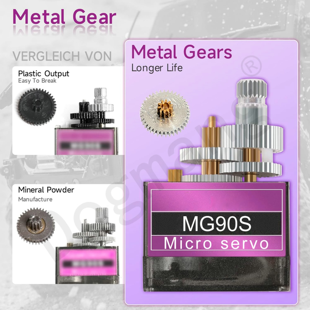 MG90S 서보 1/2/4/10/20/50 Pcs 모든 - Servo Metal Gear 리뷰 및 가격
