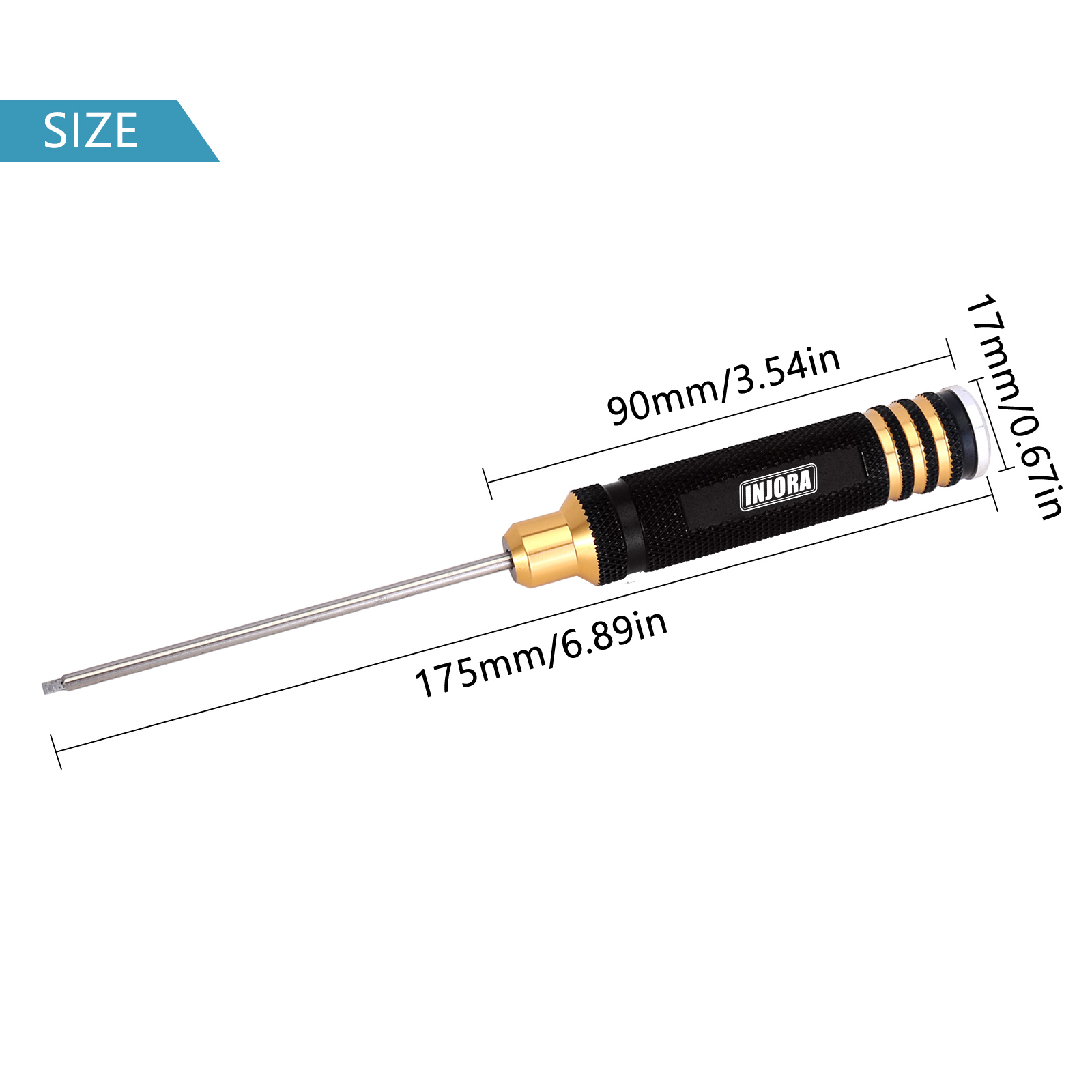 INJORA 7PCS HSS 강철 육각 스크루 드라이버 - Rc Hobby Electric Screwdriver 리뷰 및 가격