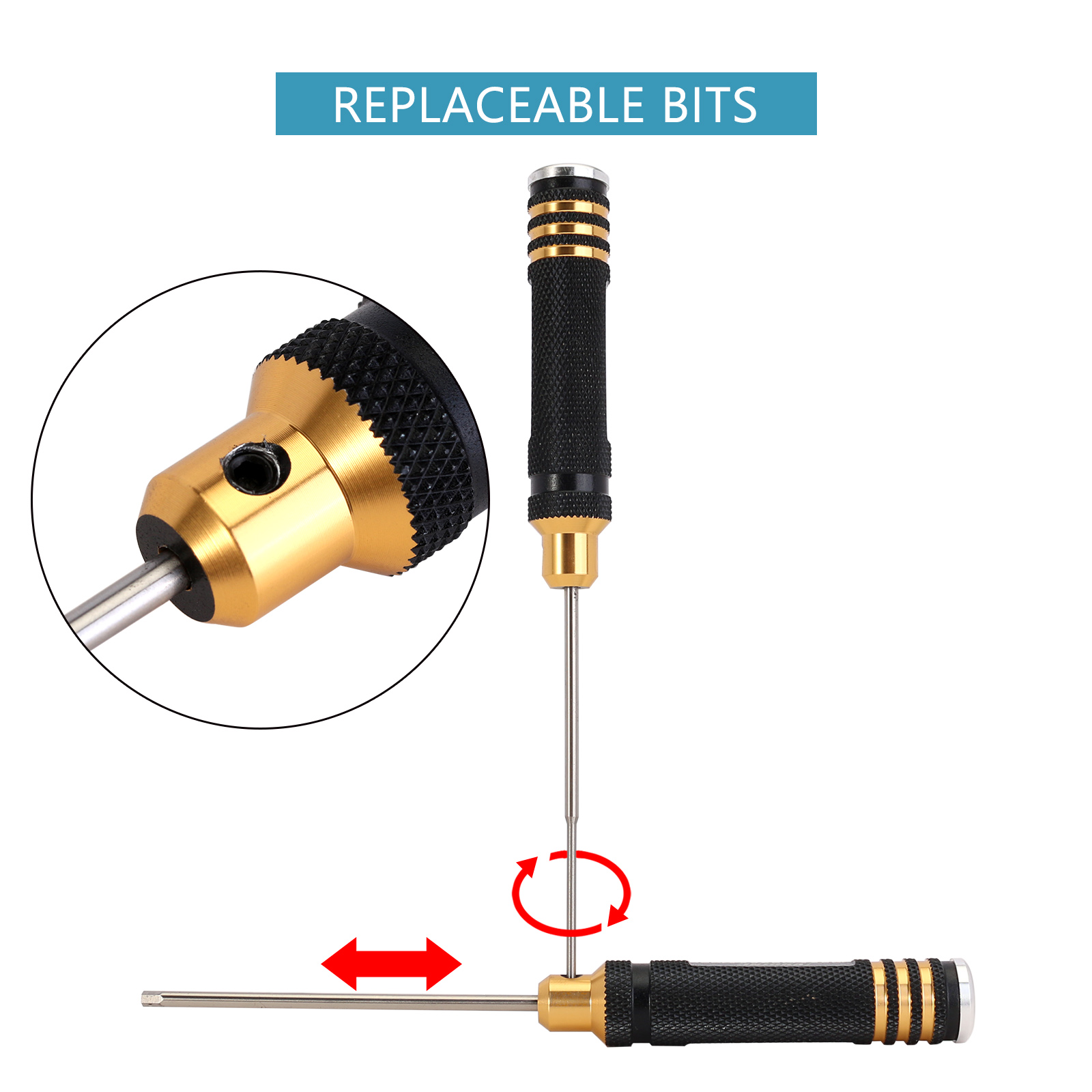 INJORA 7PCS HSS 강철 육각 스크루 드라이버 - Rc Hobby Electric Screwdriver 리뷰 및 가격
