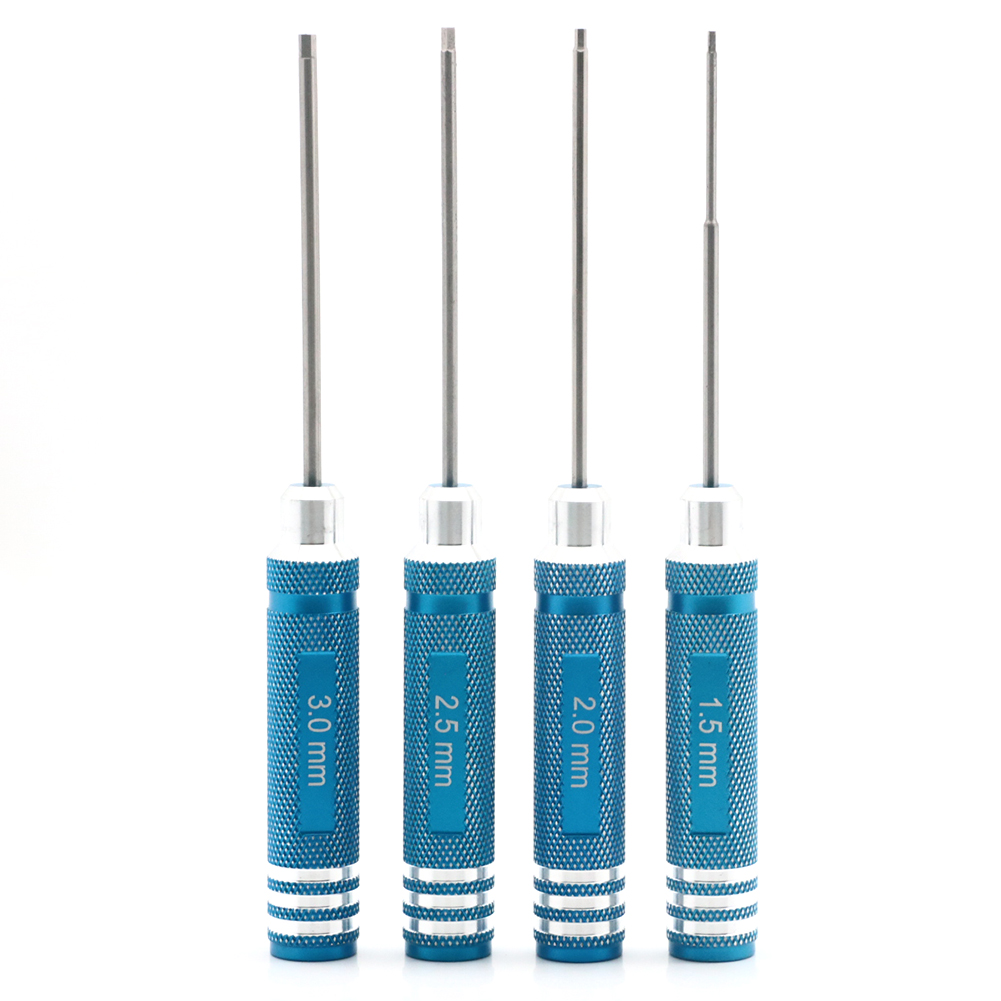 4pcs RC 도구 육각 드라이버 세트 티타늄 도금 강 - Rc Hobby Electric Screwdriver 리뷰 및 가격