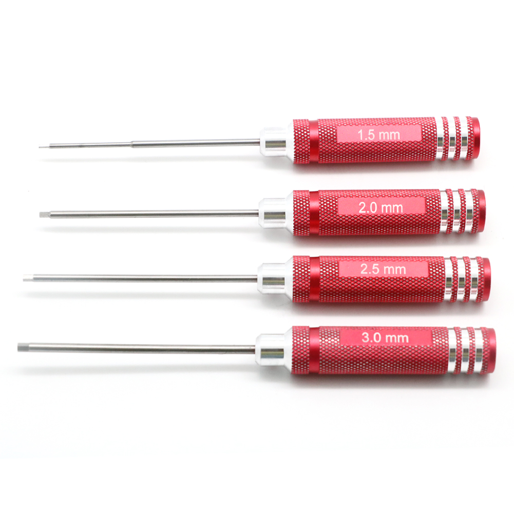 4pcs RC 도구 육각 드라이버 세트 티타늄 도금 강 - Rc Hobby Electric Screwdriver 리뷰 및 가격
