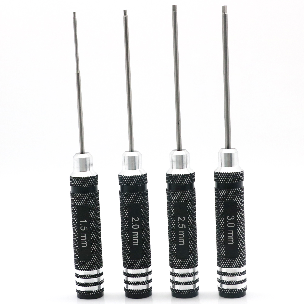 4pcs RC 도구 육각 드라이버 세트 티타늄 도금 강 - Rc Hobby Electric Screwdriver 리뷰 및 가격