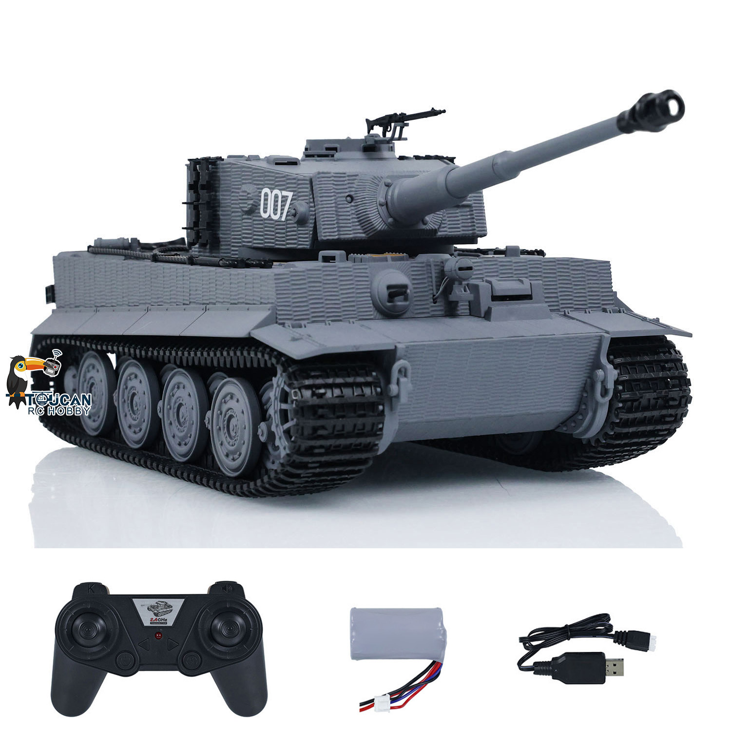 미국산 장난감 타이겐 1/24 RC 전투 탱크 타이거  - Rc Hobby Tank 리뷰 및 가격