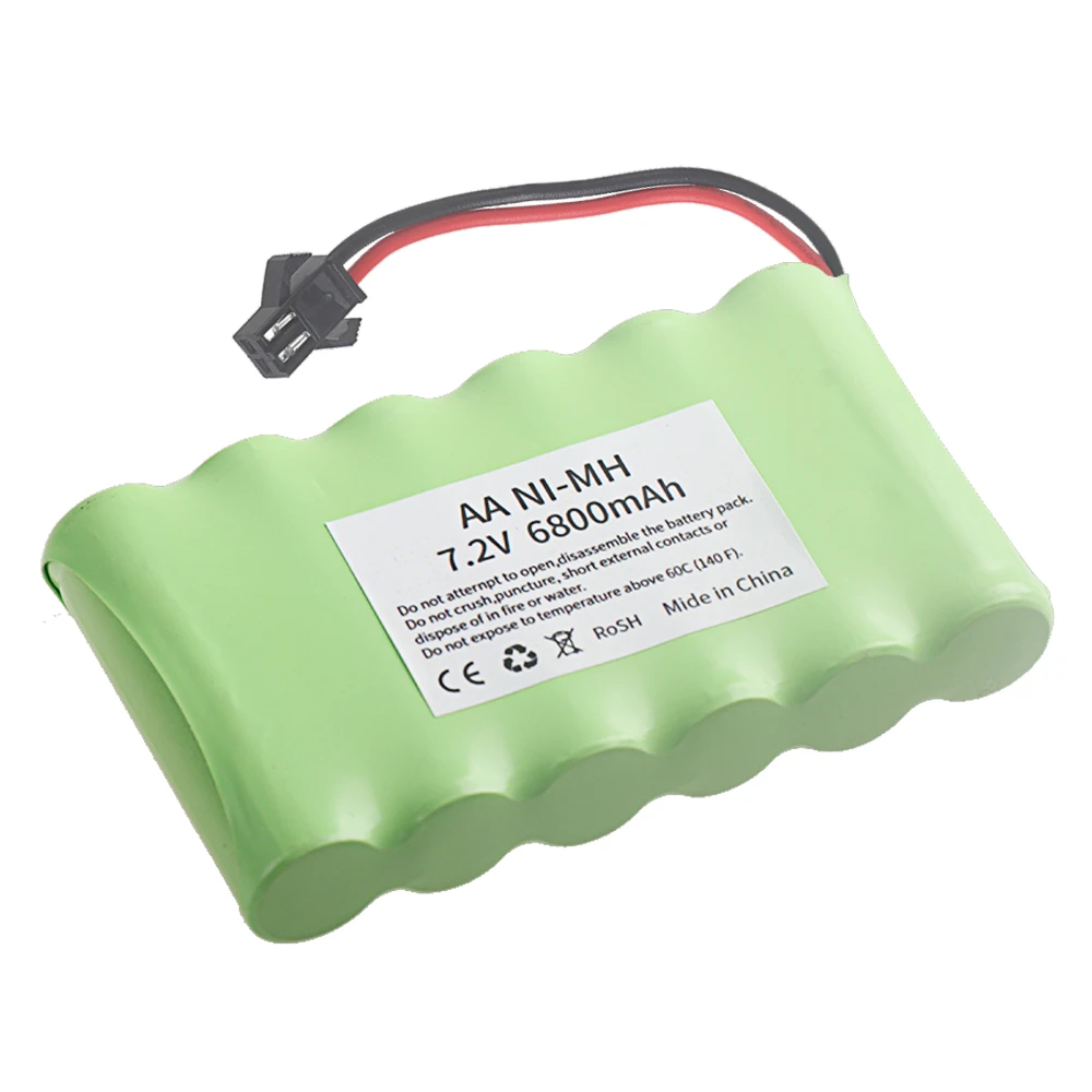 Ni-MH 7.2V 6800mAh SM 플러그 배터리  - Rc Hobby Tank 리뷰 및 가격