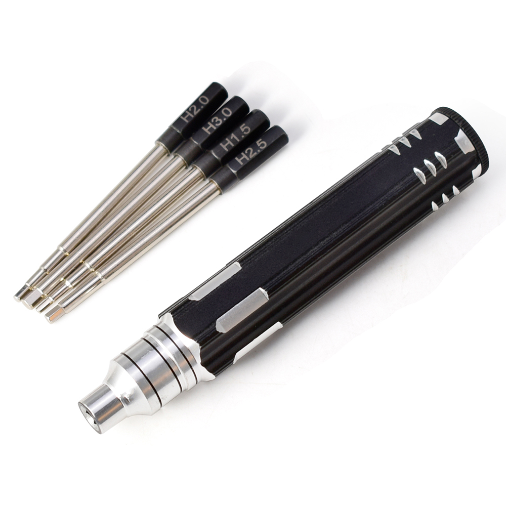 범용 4-in-1 금속 육각 드라이버 세트 1.5/2. - Rc Hobby Electric Screwdriver 리뷰 및 가격