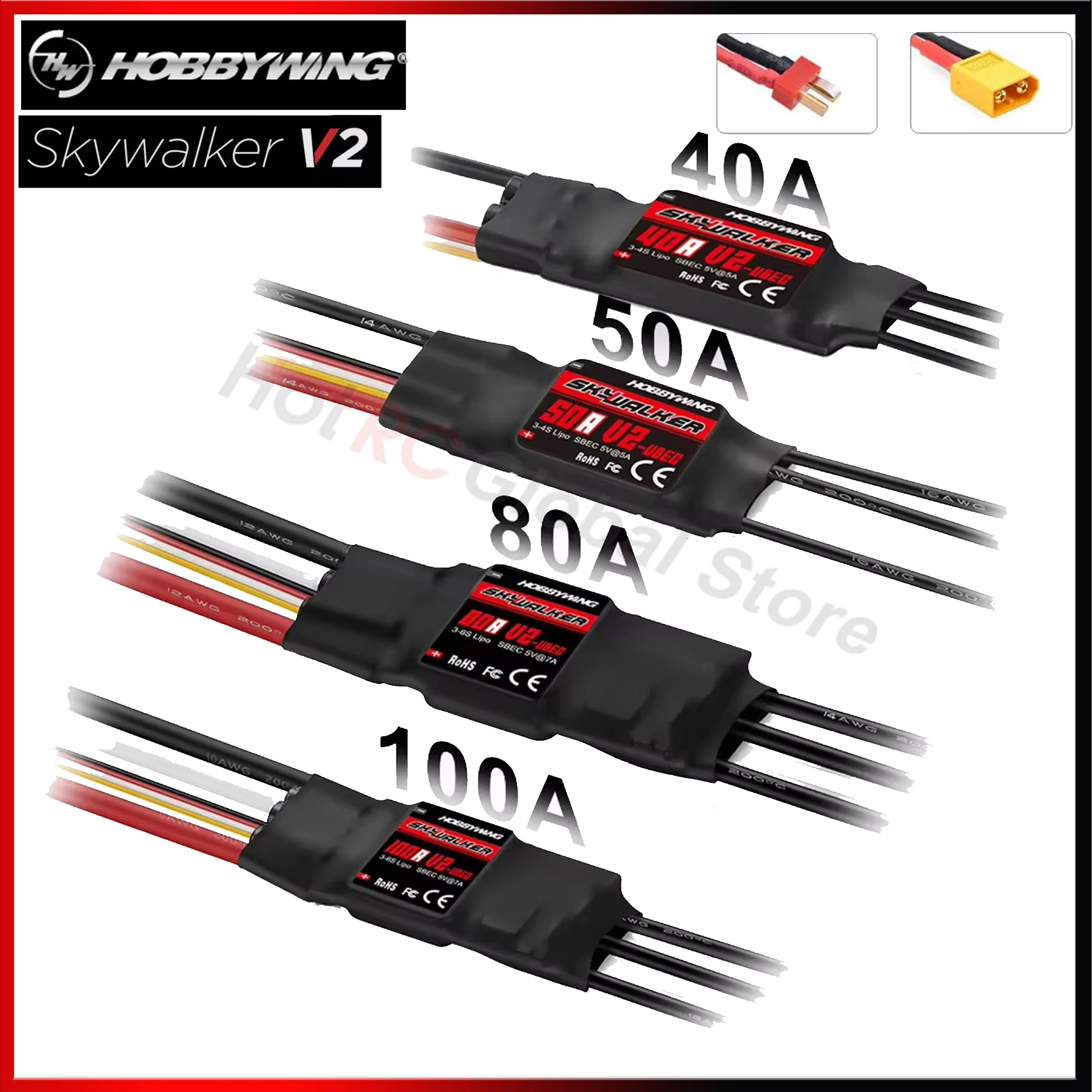 HOBBYWING 스카이워커 V2 시리즈 브러시리스 E - Rc Hobby Wing 리뷰 및 가격