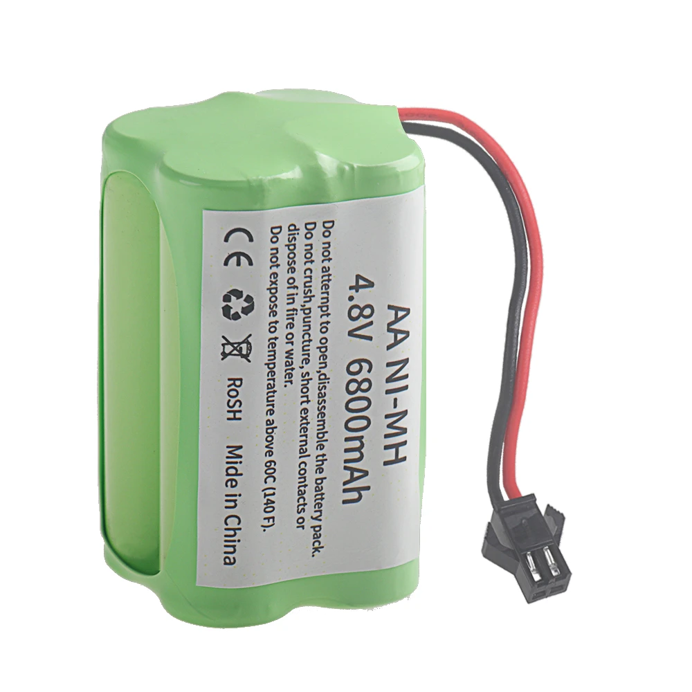 NI-MH 6800mAh 4.8V 4개 AA 배터리 팩 - Rc Hobby Tank 리뷰 및 가격