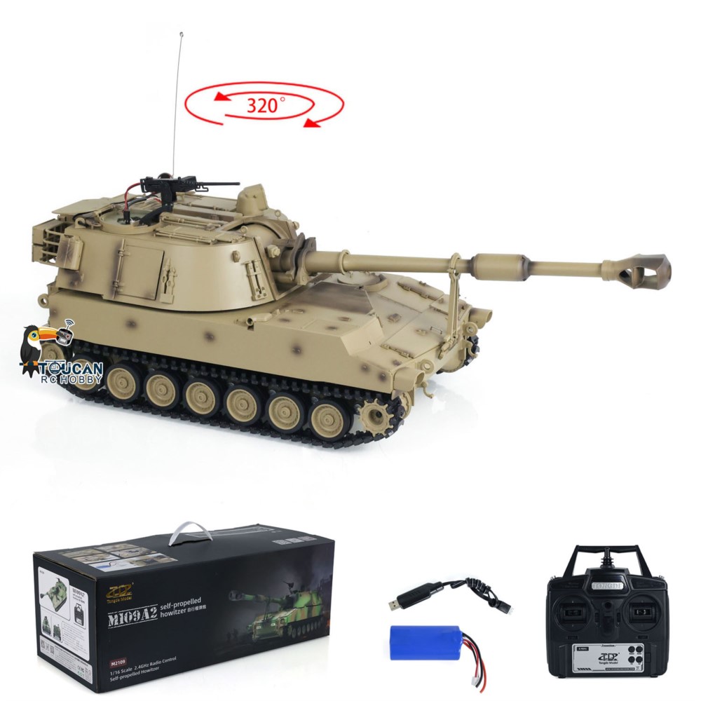 미국 판매 1/16 톤데 RC 탱크 M109A2 자주포 - Rc Hobby Tank 리뷰 및 가격