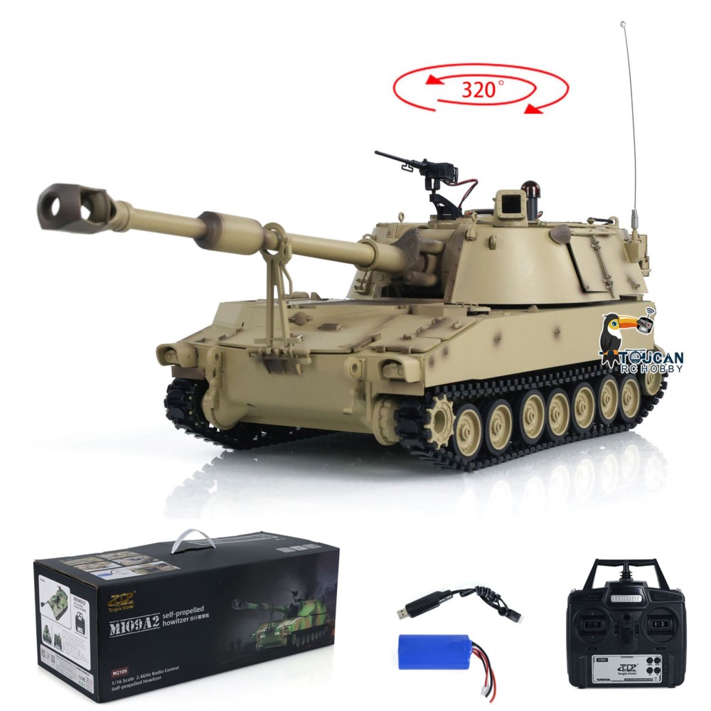 미국 판매 1/16 톤데 RC 탱크 M109A2 자주포 - Rc Hobby Tank 리뷰 및 가격