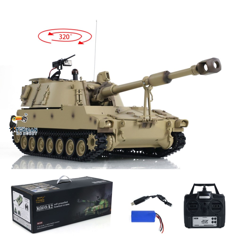 미국 판매 1/16 톤데 RC 탱크 M109A2 자주포 - Rc Hobby Tank 리뷰 및 가격