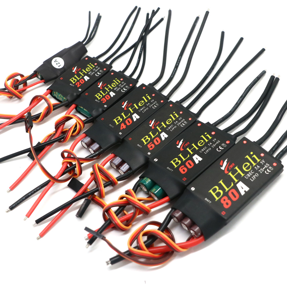 BLHeli 브러시리스 ESC 80A 12A 20A 3 - Rc Hobby Wing 리뷰 및 가격